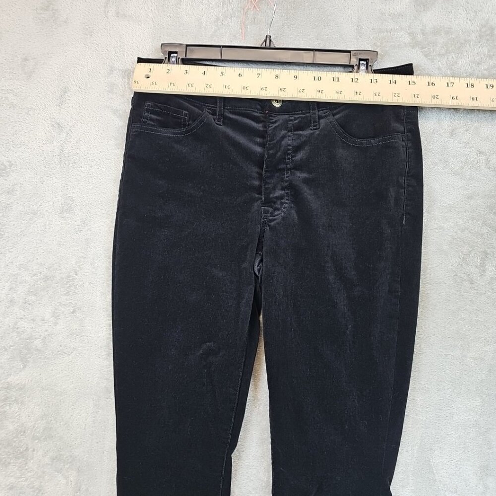 Tommy Hilfiger Tribeca Skinny Ankle Jeans Womens Size 6 Black Corduroy Stretch - Picture 7 of 12